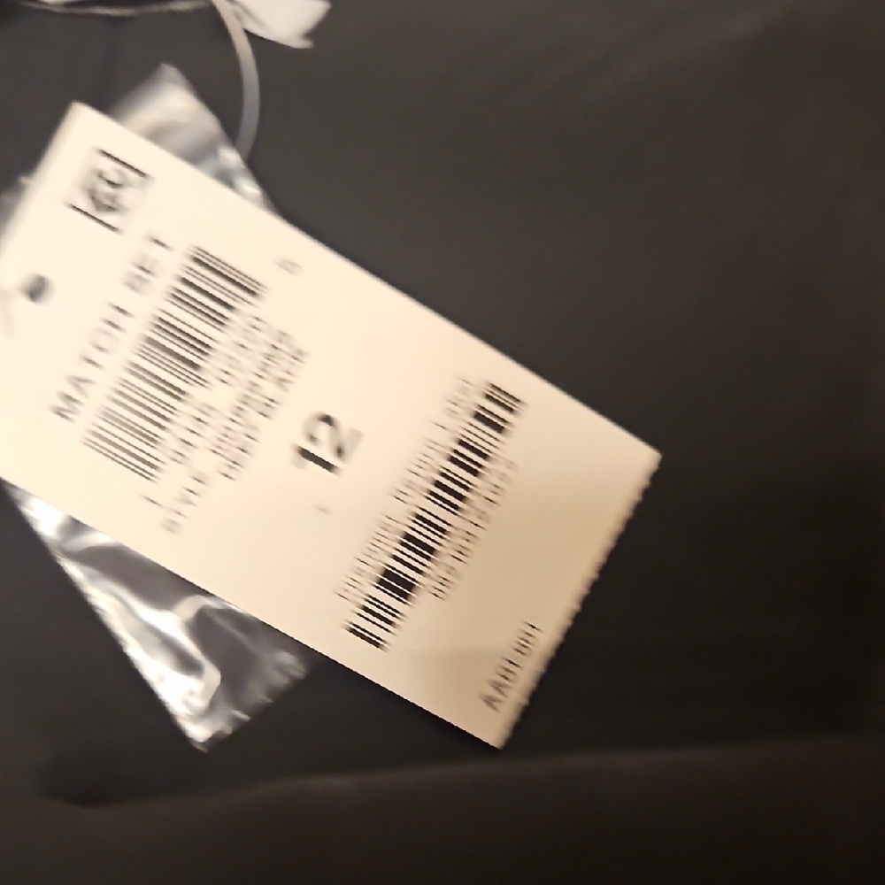 NWT Bar III Formal Black Strapless Coset Button-Up Top Sz. 12. - Picture 6 of 11